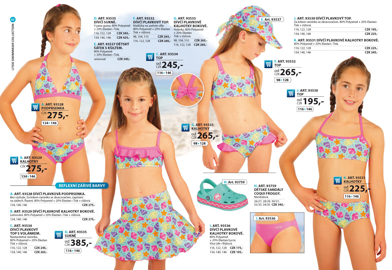 Dívčí plavky 2024 [strana 62] - katalog LITEX