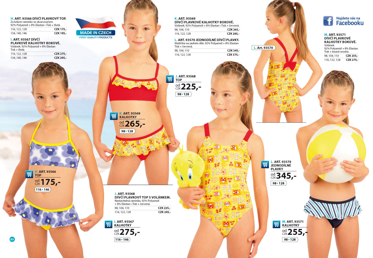 Dívčí plavky 2024 [strana 65] - katalog LITEX