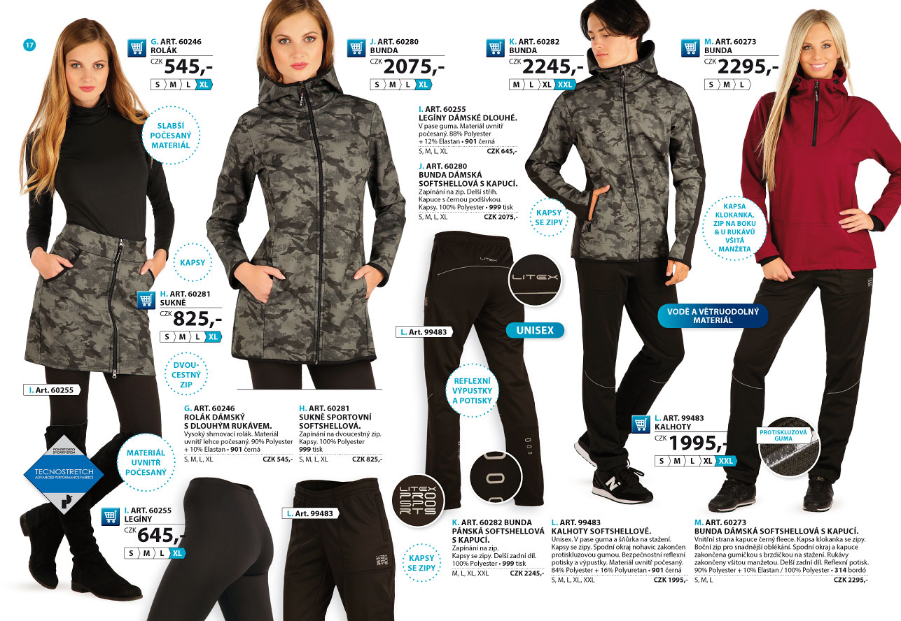 Funkční oblečení SoftShell 2025 [strana 17] - katalog LITEX